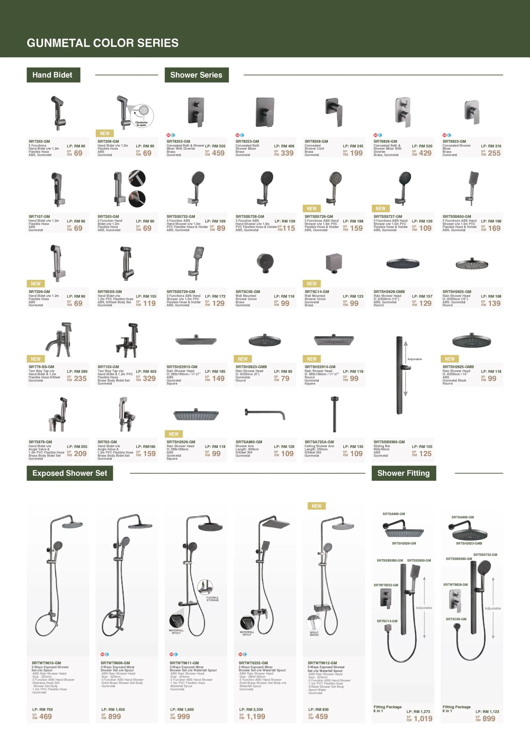 bathroom acc gunmetal 2